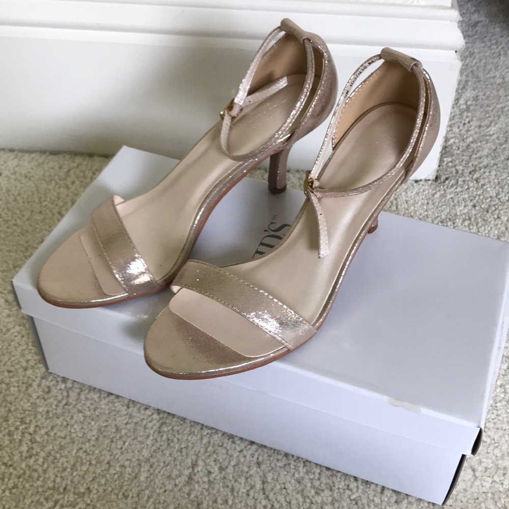 Champagne colored heels